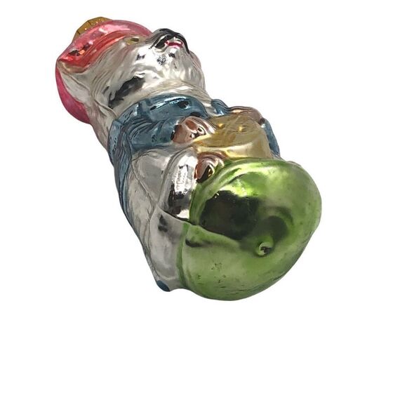 Old World Glass Radko Style Holiday Ornament Animal with Instrument Bear and Gui - Picture 3 of 16